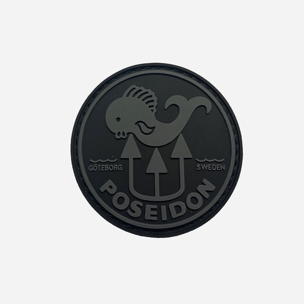 Velcro patch Poseidon black